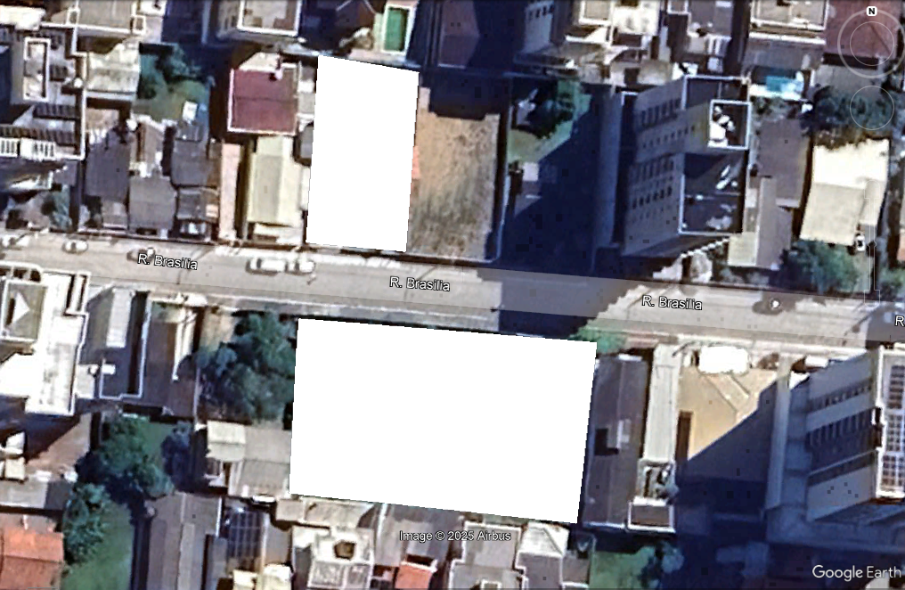 Nesta imagem, é possível ver o Distrito de Casteliburgo acima, e abaixo, a Colônia de Manthalt (ambos em branco)